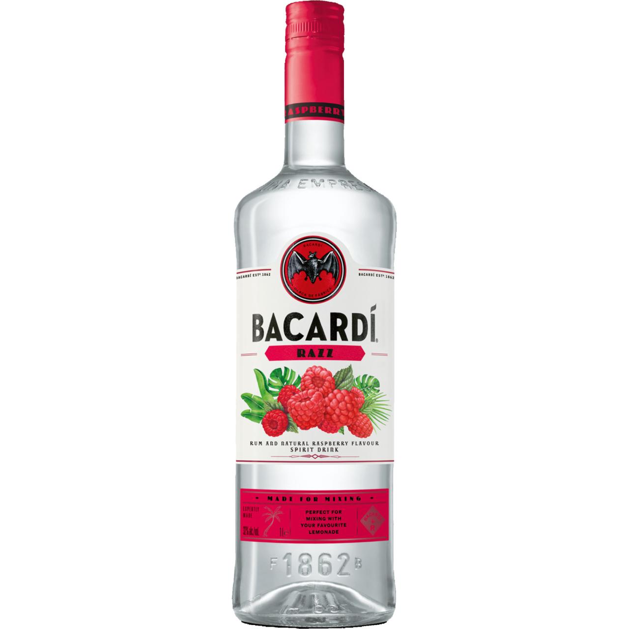 Bacardi Razz Rum 32% 1,0l