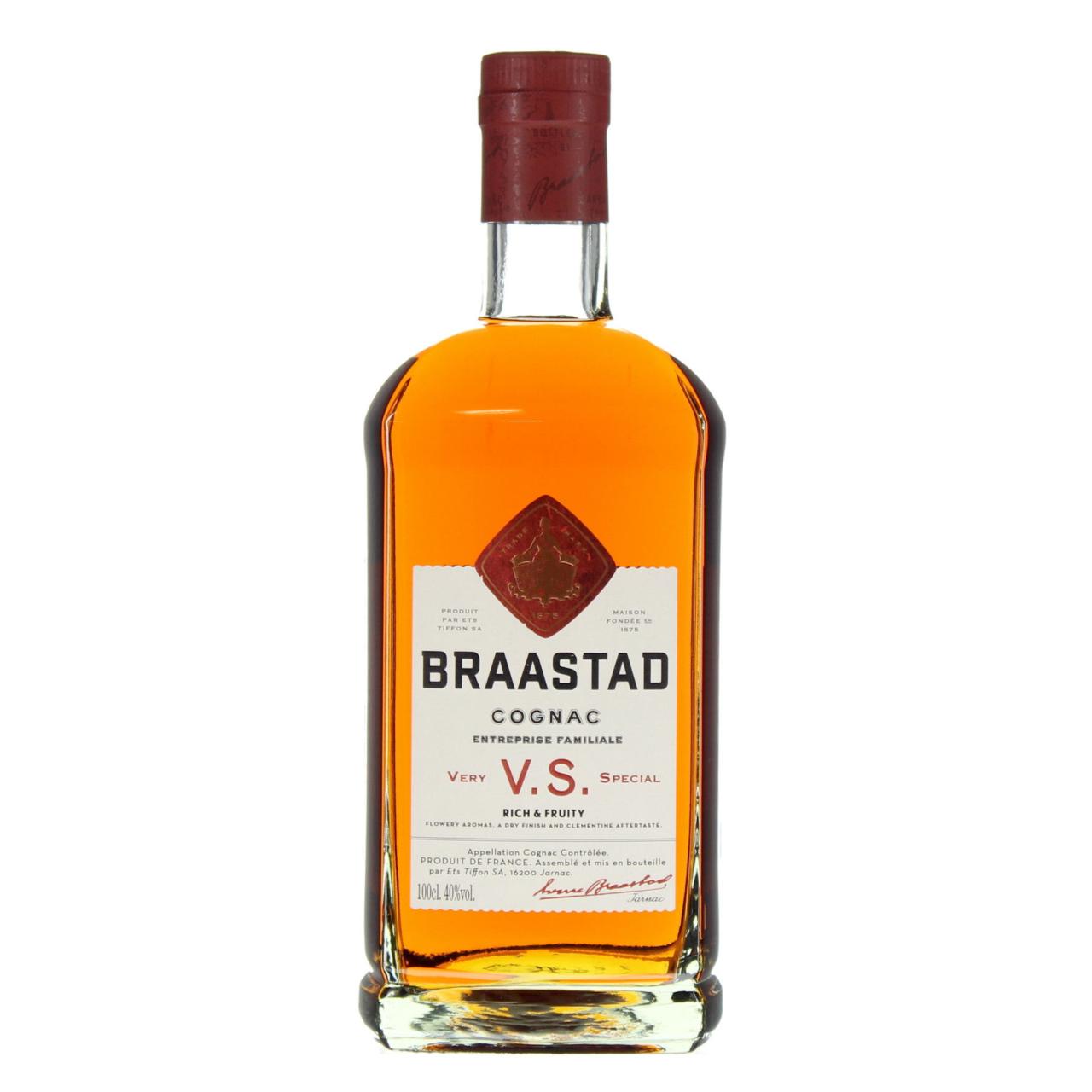 Braastad Cognac VS 40% 1,0l