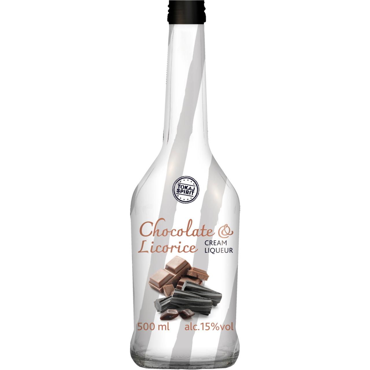 Tokaj Spirits Chokolade & Licorice Creme Liqueur 15% 0,5l 